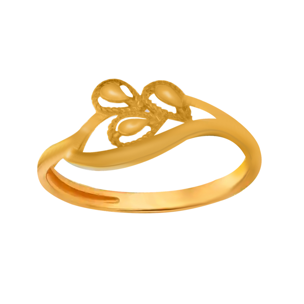 Bhima Jewellers 22K Yellow Gold ring for Women, 2.3g. : Amazon.in: Fashion