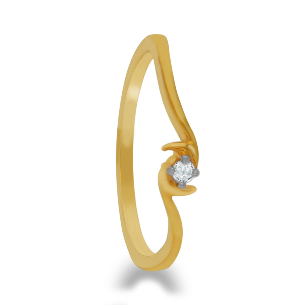 Contemporary 22KT Gold Ring | Get Now at Bhima Gold
