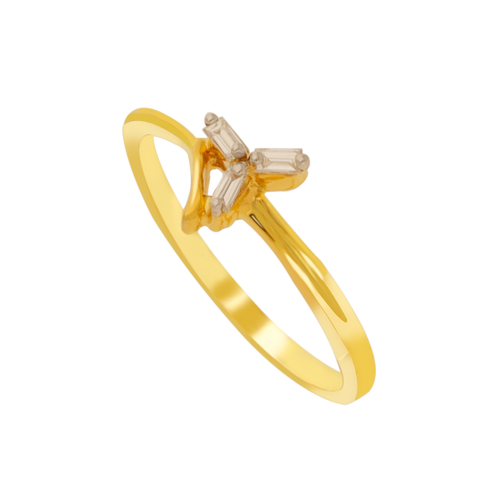 18 k White Gold Diamond Ring - Great Lakes Boutique