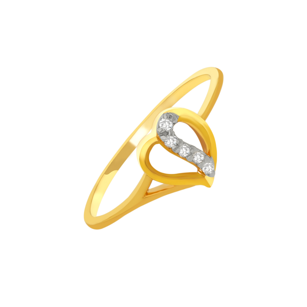 Diamond Gold Ring 20K Handmade Yellow Gold 0.10Ct Diamond N Letter Size  7.25 | eBay