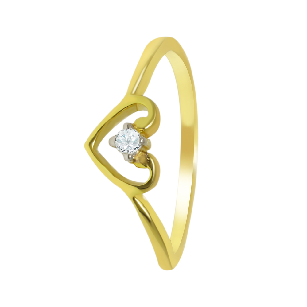Buy BHIMA Jewels 18K Hallmark (750) Purity Rose Gold Hexagon Diamond Ring  at Amazon.in