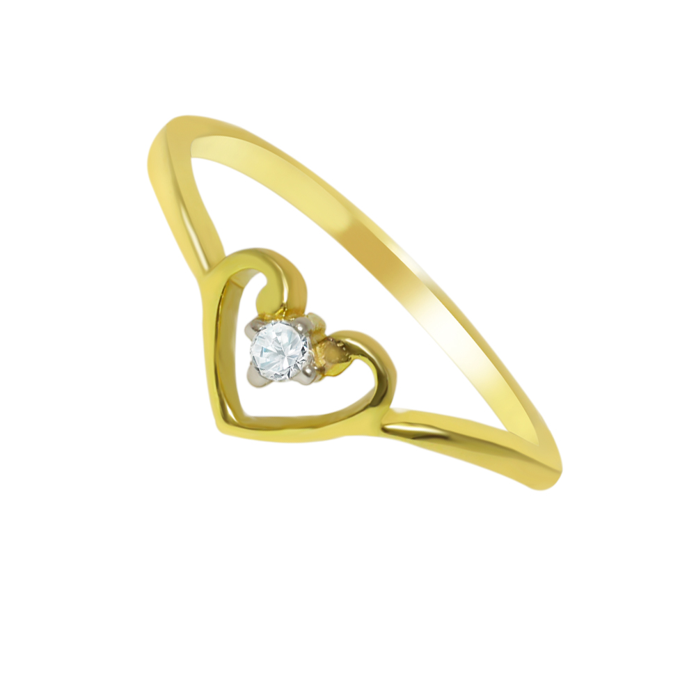 22K Yellow Gold Baby Ring W/ Beveled Four Point Stars – Virani Jewelers