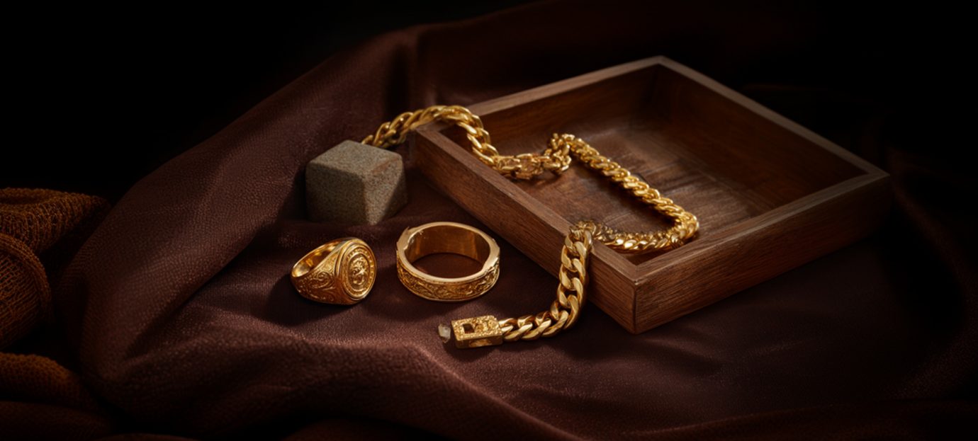 Men’s Gold Jewellery: Subtle Luxury, Bold Statements