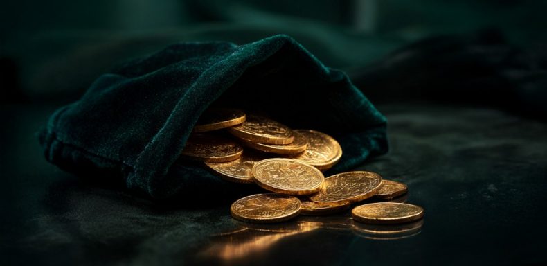 Gold coins from Bhima Jewellery